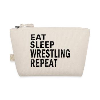 Eat sleep Wrestling repeat for Wrestling lovers - Organic Pouch - nature - Front