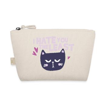 Hate you the least white - Organic Pouch - nature - Front