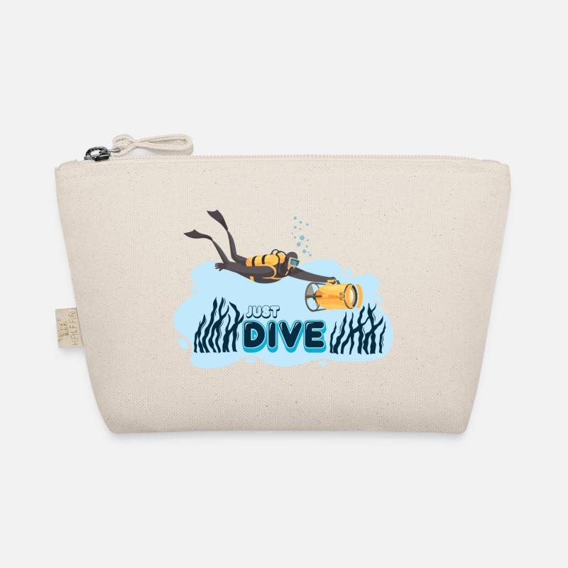 Taucher Tauchen Design Schnorcheln Bio-Täschchen