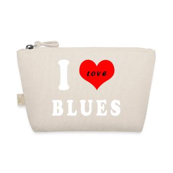 J'adore le blues - Trousse biologique - nature - Devant