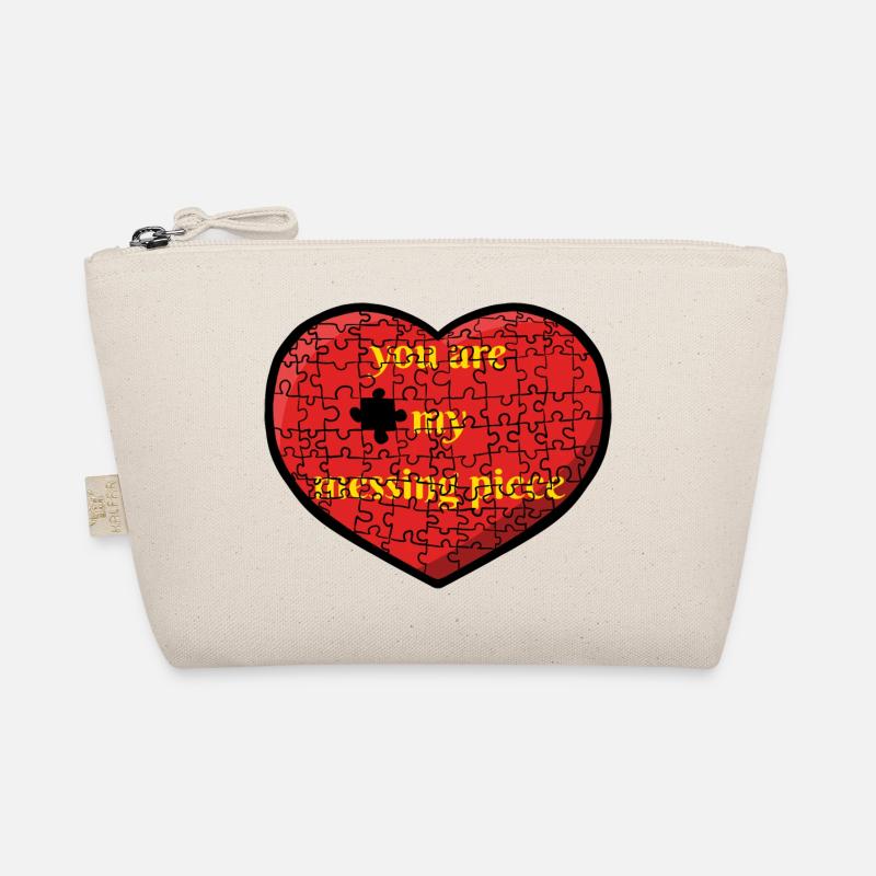 Puzzeltes Herz Organic Pouch