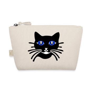 Dessin animé de chat (Couleurs personnalisables) - Trousse biologique - nature - Devant