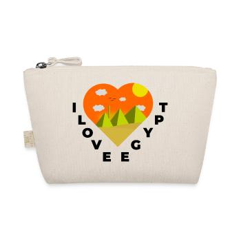 Egypte Egypte Le Caire J’aime Pyramides Idée cadeau - Trousse biologique - nature - Devant