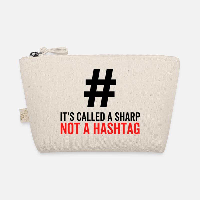 Es heißt ein scharfer Hashtag, kein Hashtag Bio-Täschchen