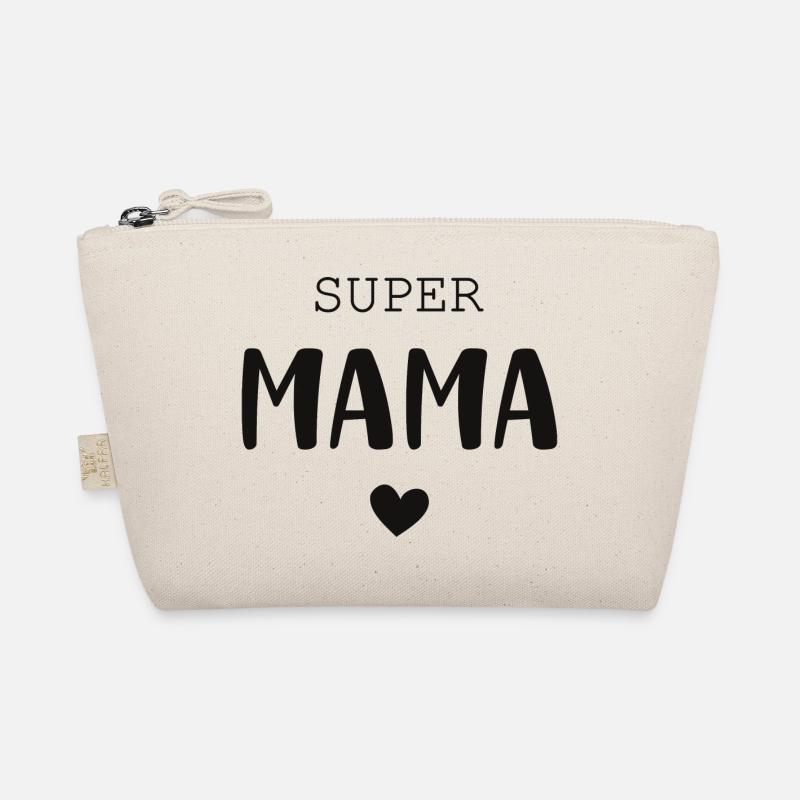 Super Mama mit Herz Bio-Täschchen