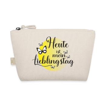 Heute ist mein Lieblingstag - Bio-Täschchen - Natur - Vorne
