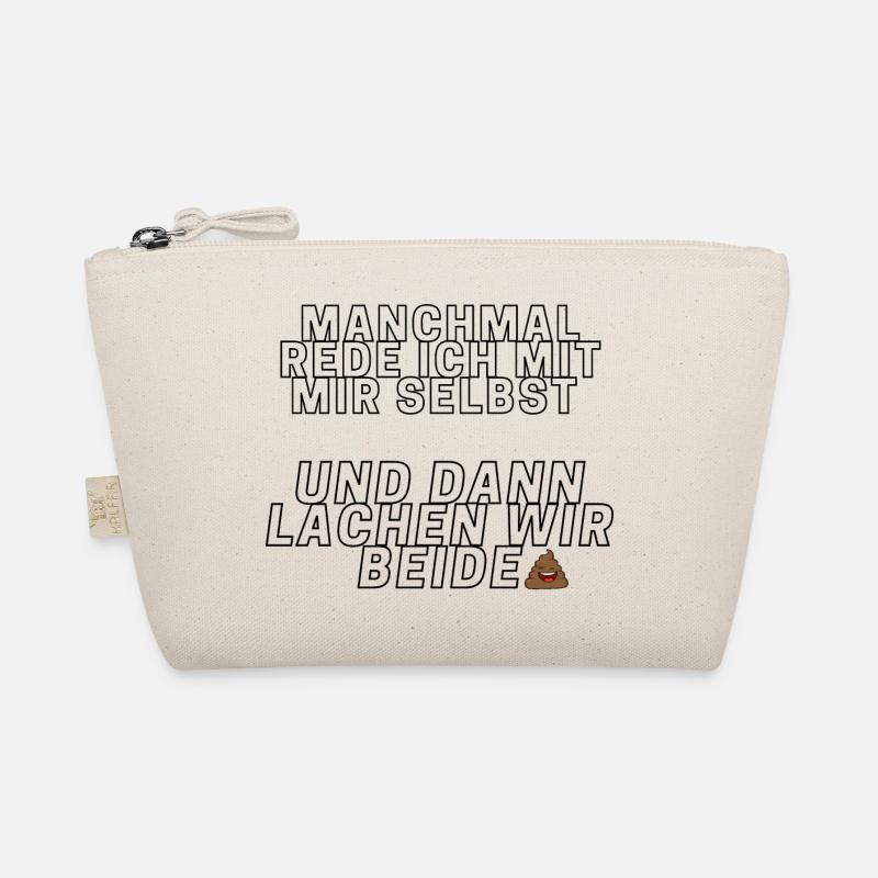 MANCHMAL REDE ICH MIT MIR SELBST. Bio-Täschchen