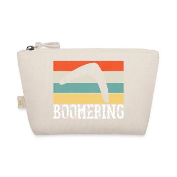 Boomerang Vintage Retro - Bio-Täschchen - Natur - Vorne