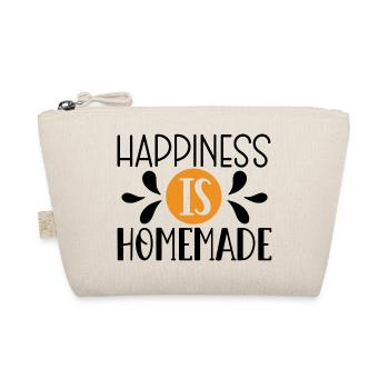 Design Happiness is homemade - Trousse biologique - nature - Devant