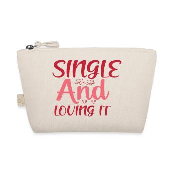 Single And Loving It - Bio-Täschchen - Natur - Vorne