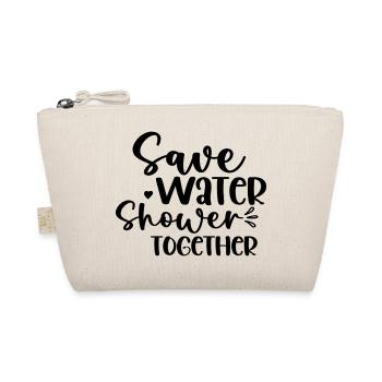 Save Water Shower Together - Organic Pouch - nature - Front