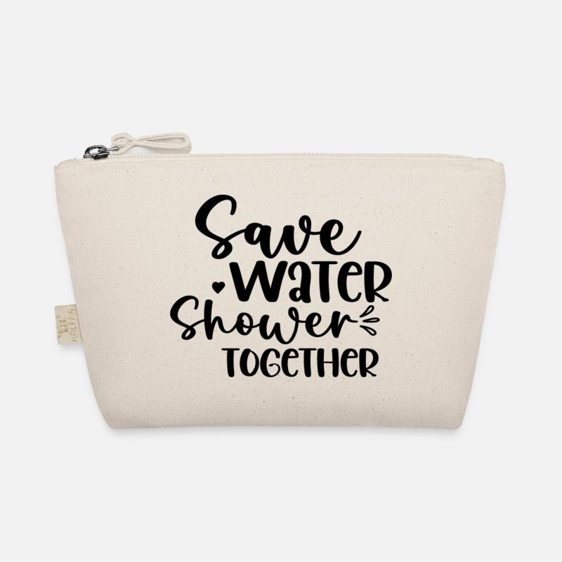 Save Water Shower Together Bio-Täschchen