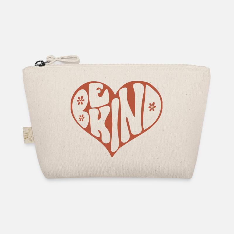 Be Kind Funny Heart Bio-Täschchen