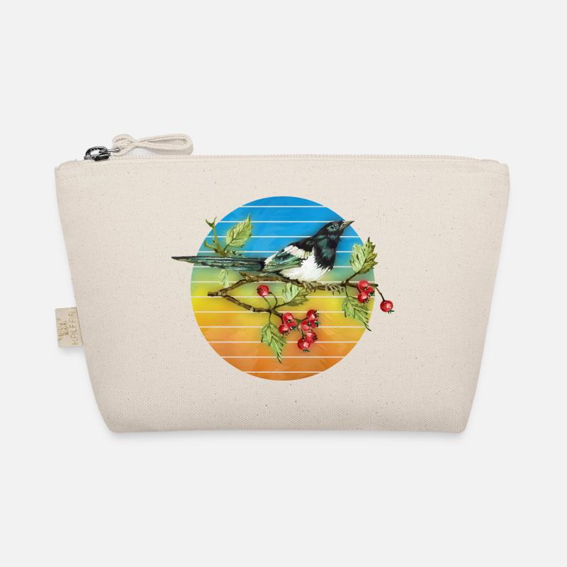 Bunter Vogel Bio-Täschchen