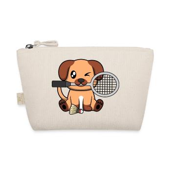Chien jouant au badminton Ironic Shuttlecock Hobby - Trousse biologique - nature - Devant