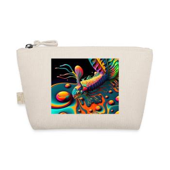 Psychadelic Paleontologic Shrimp Dinosaur Trippy - Bio-Täschchen - Natur - Vorne
