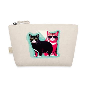 cool cats - Organic Pouch - nature - Front