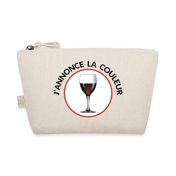 annonce couleur vin rouge alcool humour tenir tien - Trousse biologique - nature - Devant