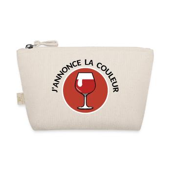 annonce couleur vin rouge alcool humour tenir t - Trousse biologique - nature - Devant