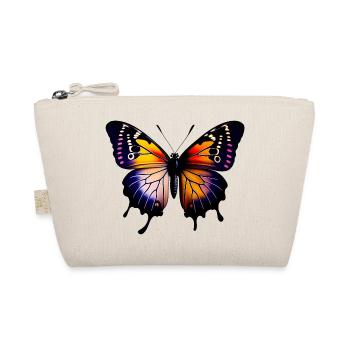 Multicolored butterfly - Organic Pouch - nature - Front