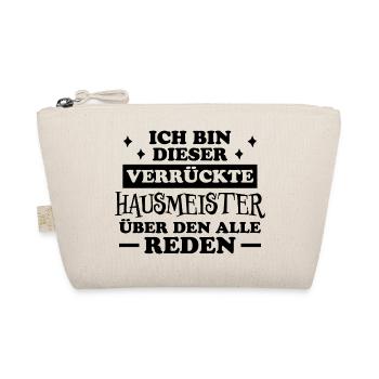 Hausmeister Lustiger Spruch Hausverwalter Geschenk - Bio-Täschchen - Natur - Vorne