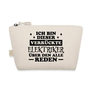 Elektriker Lustiger Spruch Elektriker Geschenk - Bio-Täschchen - Natur - Vorne