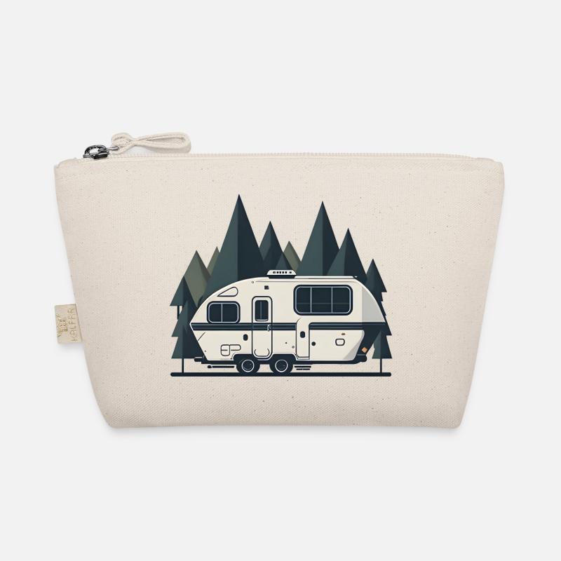 Simple Retro Camper Organic Pouch
