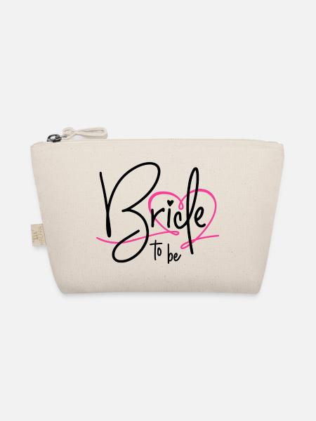 MARIÉE À CŒUR ENTERREMENT DE VIE DE JEUNE FILLE - Trousse biologique - nature - Devant