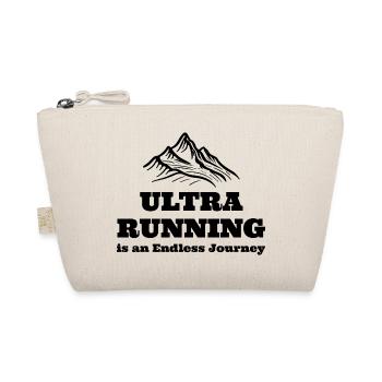 Ultra Running is an Endless Journey - Organic Pouch - nature - Front
