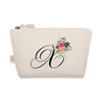 Lettre x fleuris - Trousse biologique - nature - Devant