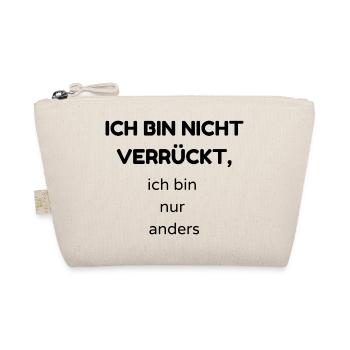 verrückt2 - Bio-Täschchen - Natur - Vorne