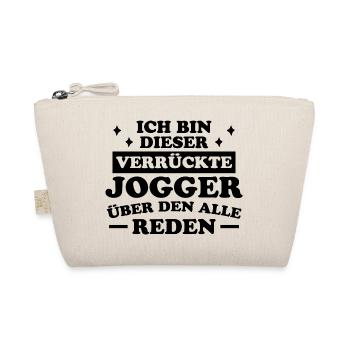 Jogger Laufen Lustiger Spruch Joggen Geschenk - Bio-Täschchen - Natur - Vorne