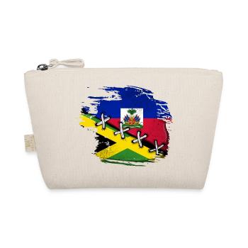 Haiti Haitianer Jamaika Kombination I Geschenk - Bio-Täschchen - Natur - Vorne