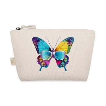Harry the bespectacled butterfly - Organic Pouch - nature - Front