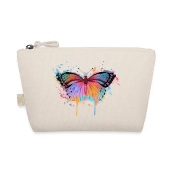 Butterfly with gradient - Organic Pouch - nature - Front
