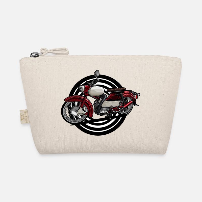 Sparrow (red) // Illustration Organic Pouch