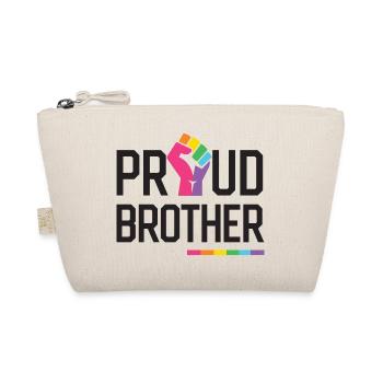 LGBT Pride Month - Proud Brother - Organic Pouch - nature - Front