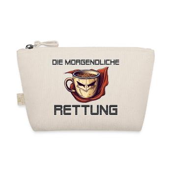 Die Morgendliche Rettung in Form von Kaffee Latte - Bio-Täschchen - Natur - Vorne