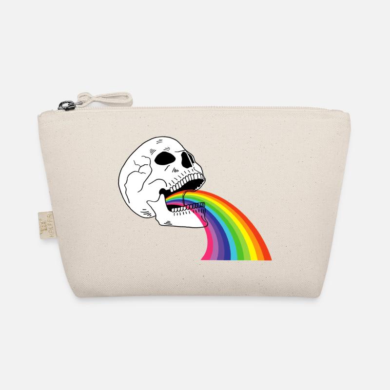 Rainbow skull Organic Pouch