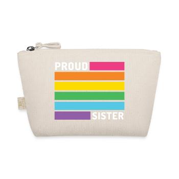 Pride Month LGBT - Proud Sister - Organic Pouch - nature - Front