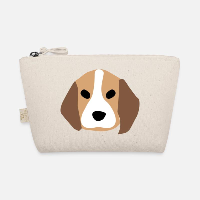 Beagle Welpengesicht 1 Bio-Täschchen