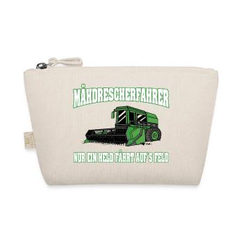 Mähdrescherfahrer Nur ein Held fährt auf´s Feld - Bio-Täschchen - Natur - Vorne