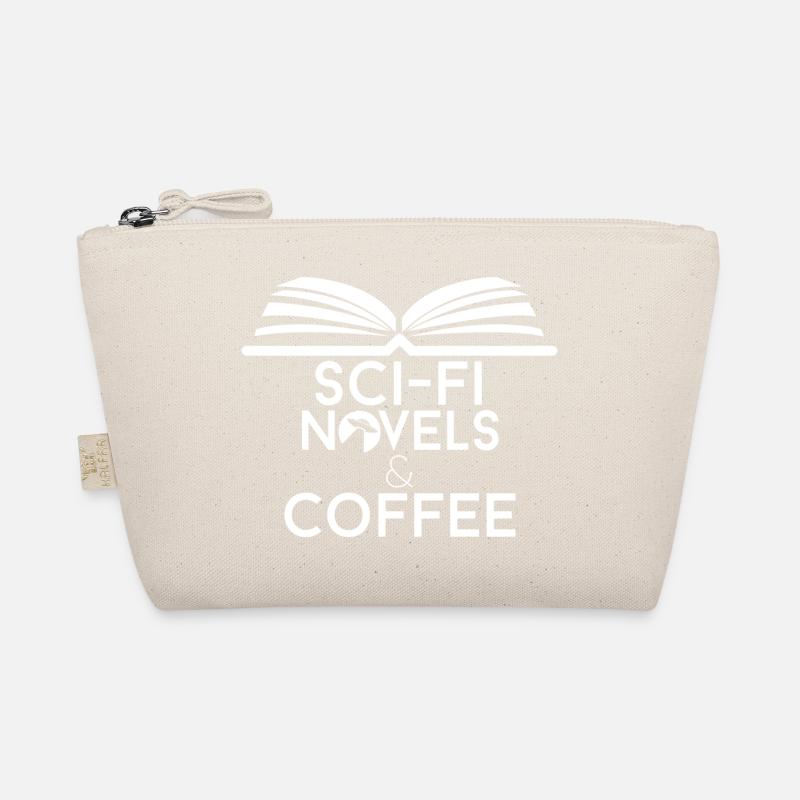 Book Lover Sci-Fi Novels and Coffee Organic Pouch