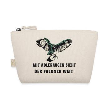 Falknerei Adler Design - Bio-Täschchen - Natur - Vorne