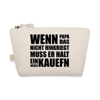 Handwerker Handyman Handwerk Werkzeug Baustelle - Bio-Täschchen - Natur - Vorne