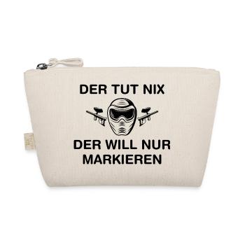Paintball Airsoft - Bio-Täschchen - Natur - Vorne