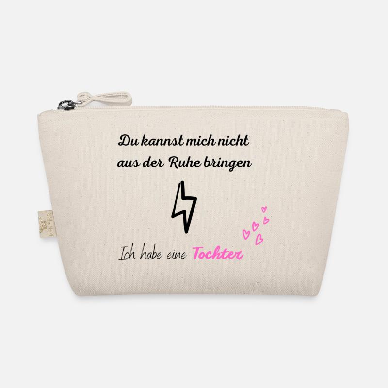 Lustige Design für Eltern mit Tochter Bio-Täschchen
