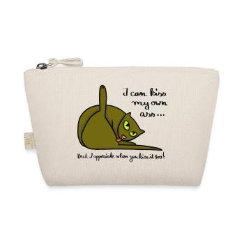Naughty cat - Organic Pouch - nature - Front