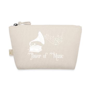 Vintage music (white) - Organic Pouch - nature - Front
