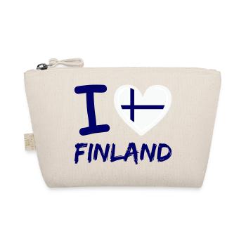 I love Finland - Organic Pouch - nature - Front